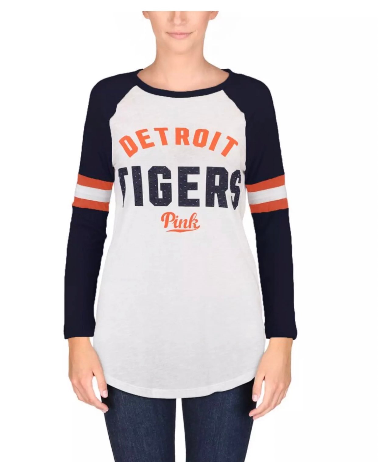 Victorias Secret Pink Womens Detroit Tigers Sport Shorts M Orange Victorias Secret Pink Womens Detroit Tigers Sport Shorts M Orange